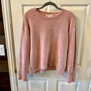 3/$20 SALE! Lovecrazy Brand Pink Chenille Sweater, Size Large